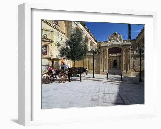 Old Town of Mdina, Malta, Mediterranean, Europe-Hans Peter Merten-Framed Photographic Print