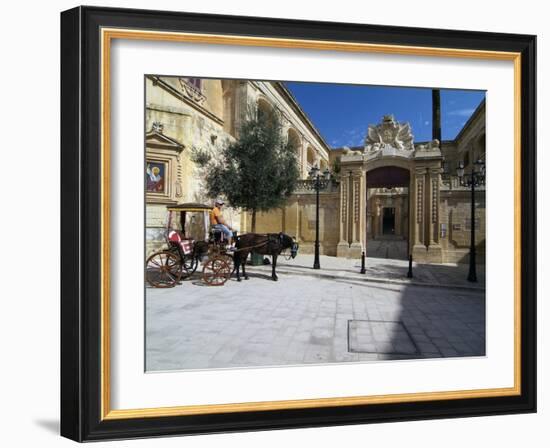 Old Town of Mdina, Malta, Mediterranean, Europe-Hans Peter Merten-Framed Photographic Print