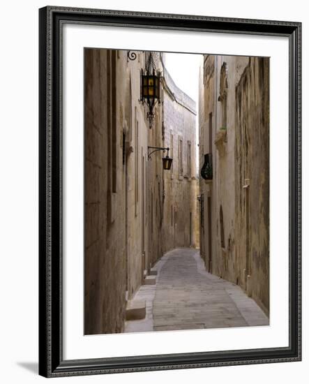 Old Town of Mdina, Malta, Mediterranean, Europe-Hans Peter Merten-Framed Photographic Print