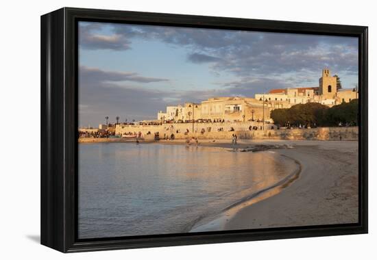 Old Town of Otranto, Peninsula of Salento, Apulia, Italy-Markus Lange-Framed Premier Image Canvas