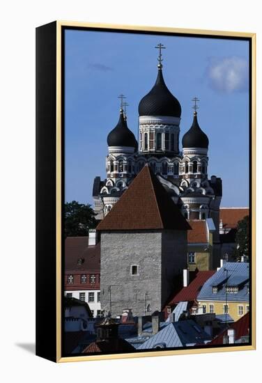 Old Town of Tallinn-null-Framed Premier Image Canvas