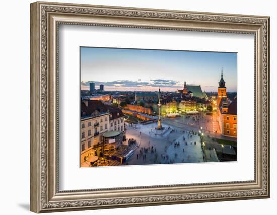 Old Town Panorama of Warsaw-Jacek Kadaj-Framed Photographic Print