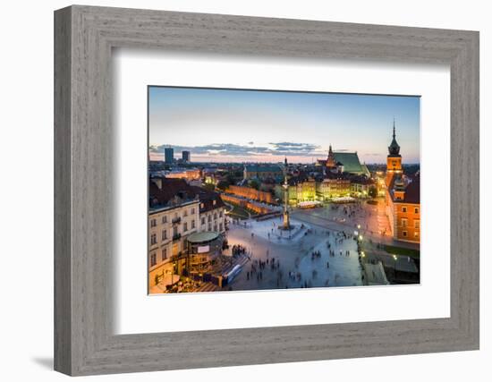 Old Town Panorama of Warsaw-Jacek Kadaj-Framed Photographic Print