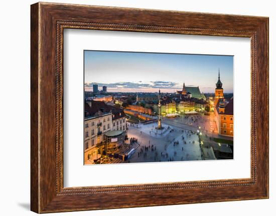 Old Town Panorama of Warsaw-Jacek Kadaj-Framed Photographic Print