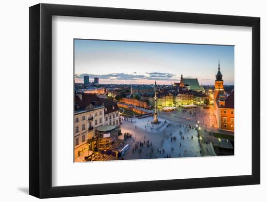 Old Town Panorama of Warsaw-Jacek Kadaj-Framed Photographic Print