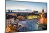 Old Town Panorama of Warsaw-Jacek Kadaj-Mounted Photographic Print