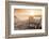 Old Town Quarter Sasso Caveoso and Monte Errone with Sunrise, Matera, Basilicata, Apulia, Italy-Markus Lange-Framed Photographic Print