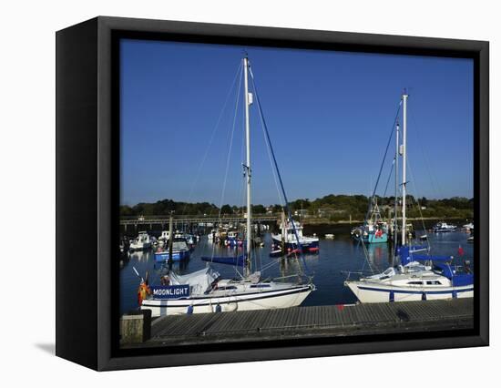 Old Town Quay, Lymington, Hampshire, England, United Kingdom, Europe-David Hughes-Framed Premier Image Canvas