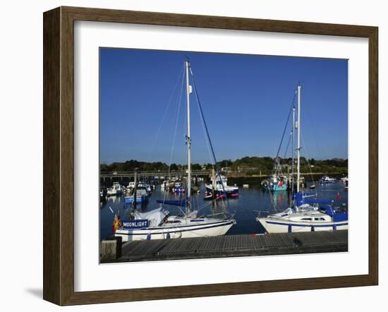 Old Town Quay, Lymington, Hampshire, England, United Kingdom, Europe-David Hughes-Framed Photographic Print