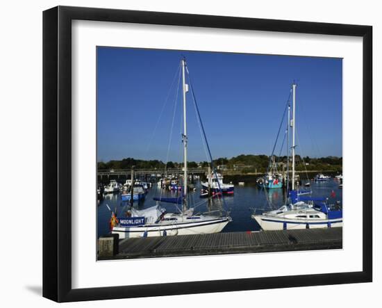 Old Town Quay, Lymington, Hampshire, England, United Kingdom, Europe-David Hughes-Framed Photographic Print