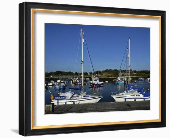 Old Town Quay, Lymington, Hampshire, England, United Kingdom, Europe-David Hughes-Framed Photographic Print