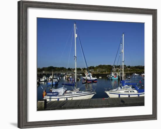 Old Town Quay, Lymington, Hampshire, England, United Kingdom, Europe-David Hughes-Framed Photographic Print