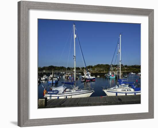 Old Town Quay, Lymington, Hampshire, England, United Kingdom, Europe-David Hughes-Framed Photographic Print