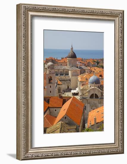 Old Town Rooftops and Cathedral Dome-Frank Fell-Framed Photographic Print