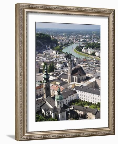 Old Town Seen From Fortress Hohensalzburg, Salzburg, Austria, Europe-Jochen Schlenker-Framed Photographic Print