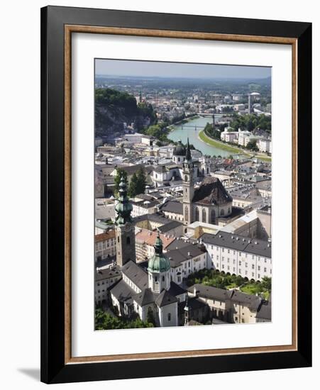 Old Town Seen From Fortress Hohensalzburg, Salzburg, Austria, Europe-Jochen Schlenker-Framed Photographic Print