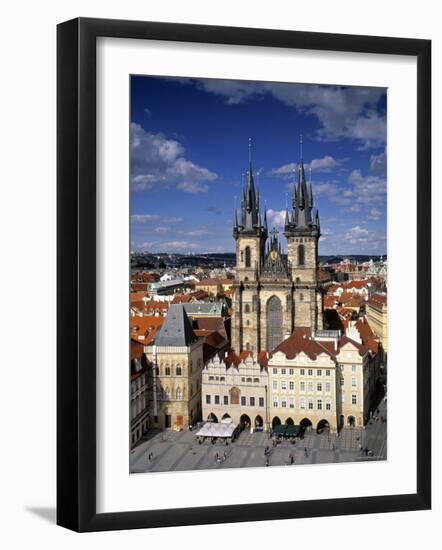 Old Town Square, Prague, Czech Republic-Rex Butcher-Framed Photographic Print