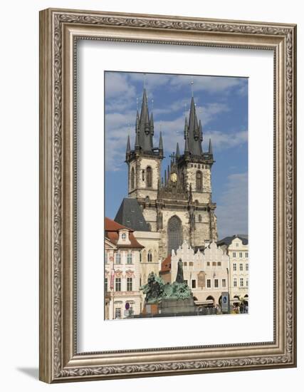 Old Town Square (Staromestske Namesti) and Tyn Cathedral (Church of Our Lady before Tyn)-Angelo-Framed Photographic Print