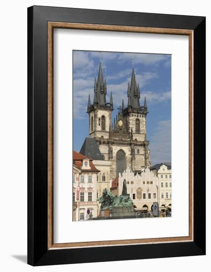 Old Town Square (Staromestske Namesti) and Tyn Cathedral (Church of Our Lady before Tyn)-Angelo-Framed Photographic Print