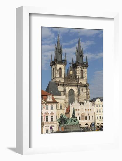 Old Town Square (Staromestske Namesti) and Tyn Cathedral (Church of Our Lady before Tyn)-Angelo-Framed Photographic Print