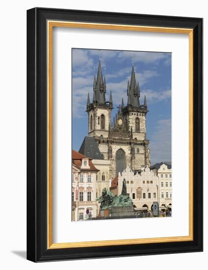 Old Town Square (Staromestske Namesti) and Tyn Cathedral (Church of Our Lady before Tyn)-Angelo-Framed Photographic Print