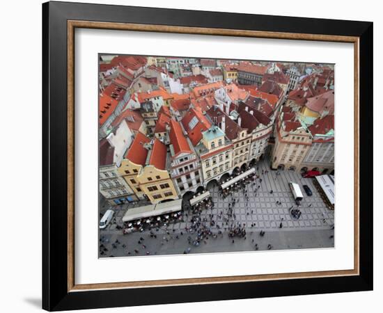 Old Town Square, UNESCO World Heritage Site, Prague, Czech Republic, Europe-Hans Peter Merten-Framed Photographic Print