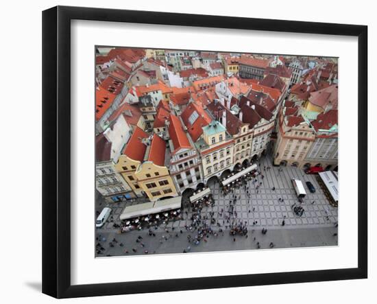 Old Town Square, UNESCO World Heritage Site, Prague, Czech Republic, Europe-Hans Peter Merten-Framed Photographic Print