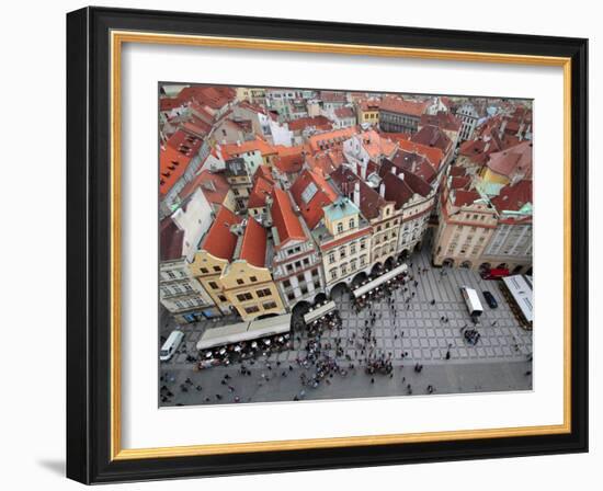 Old Town Square, UNESCO World Heritage Site, Prague, Czech Republic, Europe-Hans Peter Merten-Framed Photographic Print