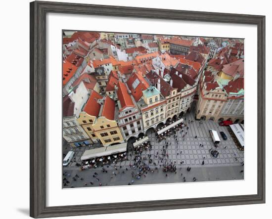 Old Town Square, UNESCO World Heritage Site, Prague, Czech Republic, Europe-Hans Peter Merten-Framed Photographic Print