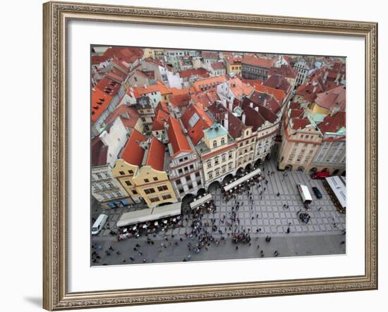 Old Town Square, UNESCO World Heritage Site, Prague, Czech Republic, Europe-Hans Peter Merten-Framed Photographic Print