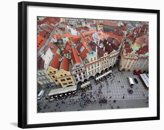 Old Town Square, UNESCO World Heritage Site, Prague, Czech Republic, Europe-Hans Peter Merten-Framed Photographic Print