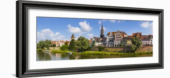 Old Town Ulm and the River Danube, Ulm, Baden-Wurttemberg, Germany-Doug Pearson-Framed Photographic Print