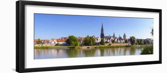 Old Town Ulm and the River Danube, Ulm, Baden-Wurttemberg, Germany-Doug Pearson-Framed Photographic Print