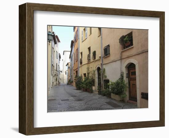 Old Town, Vieil Antibes, Antibes, Cote D'Azur, French Riviera, Provence, France, Europe-Wendy Connett-Framed Photographic Print