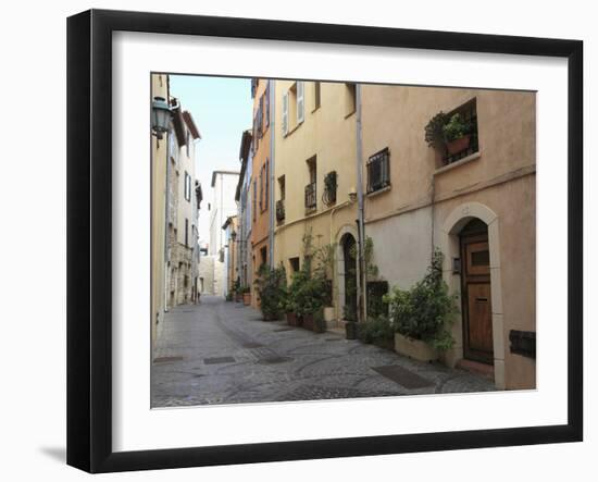 Old Town, Vieil Antibes, Antibes, Cote D'Azur, French Riviera, Provence, France, Europe-Wendy Connett-Framed Photographic Print