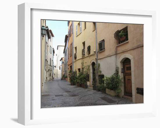 Old Town, Vieil Antibes, Antibes, Cote D'Azur, French Riviera, Provence, France, Europe-Wendy Connett-Framed Photographic Print