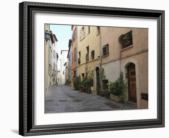 Old Town, Vieil Antibes, Antibes, Cote D'Azur, French Riviera, Provence, France, Europe-Wendy Connett-Framed Photographic Print