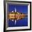 Old Town with Cathedral of St. Euphemia Reflecting in the Water at Night, Istria, Croatia, Europe-Markus Lange-Framed Photographic Print