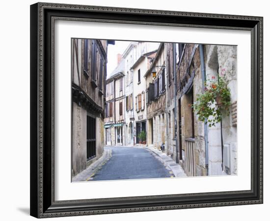 Old Town with Stone and Wooden Beam Houses, Bergerac, Dordogne, France-Per Karlsson-Framed Photographic Print