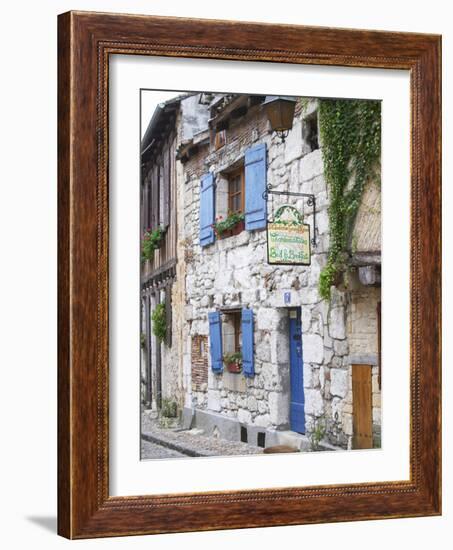 Old Town with Stone Houses, Le Colombier De Grando, Place De La Myrpe-Per Karlsson-Framed Photographic Print