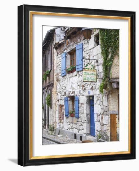 Old Town with Stone Houses, Le Colombier De Grando, Place De La Myrpe-Per Karlsson-Framed Photographic Print