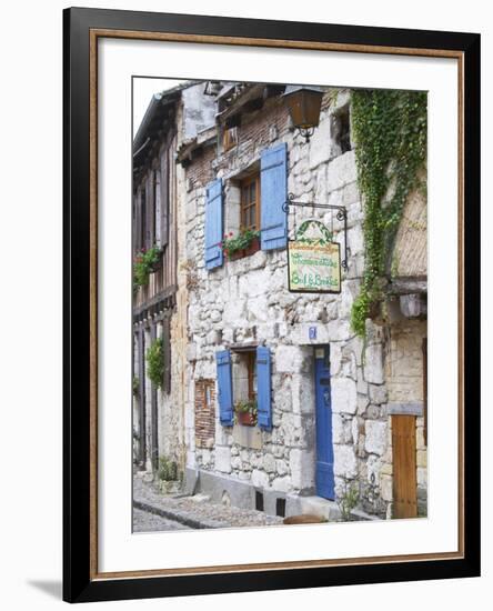 Old Town with Stone Houses, Le Colombier De Grando, Place De La Myrpe-Per Karlsson-Framed Photographic Print