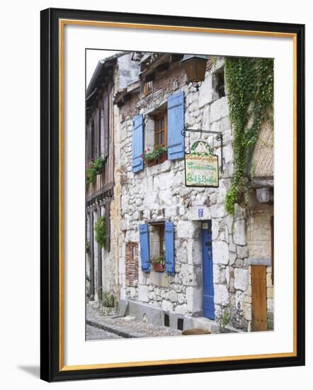 Old Town with Stone Houses, Le Colombier De Grando, Place De La Myrpe-Per Karlsson-Framed Photographic Print