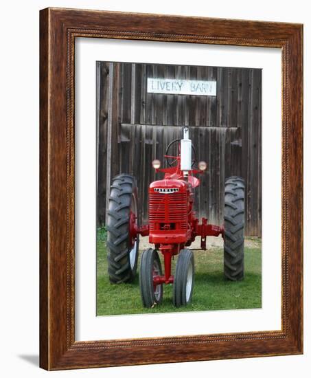 Old tractor, Indiana, USA-Anna Miller-Framed Photographic Print