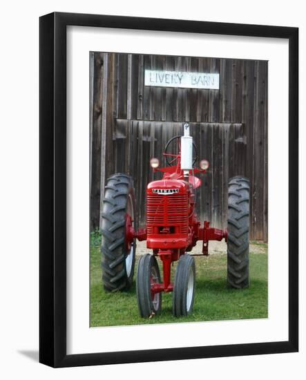 Old tractor, Indiana, USA-Anna Miller-Framed Photographic Print