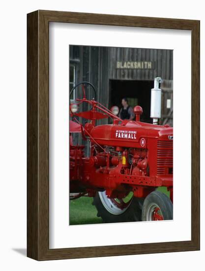 Old tractor, Indiana, USA-Anna Miller-Framed Photographic Print