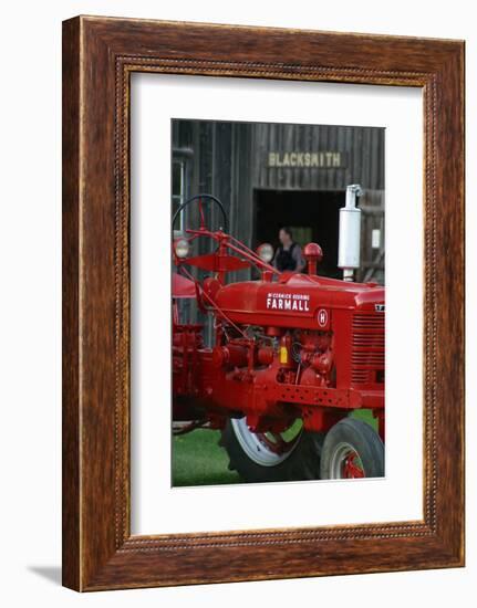 Old tractor, Indiana, USA-Anna Miller-Framed Photographic Print