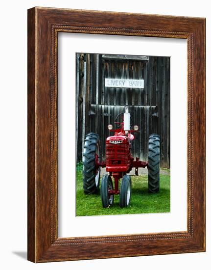 old tractor, Indiana, USA-Anna Miller-Framed Photographic Print