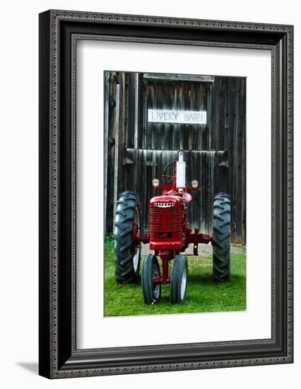 old tractor, Indiana, USA-Anna Miller-Framed Photographic Print