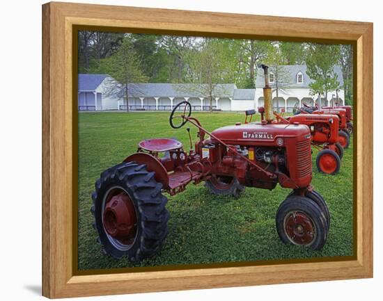 Old Tractors, Chippokes Plantation State Park, Virginia, USA-Charles Gurche-Framed Premier Image Canvas